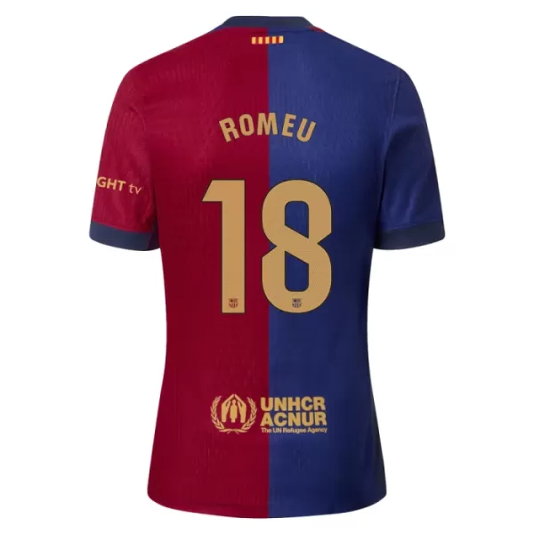 Camisola FC Barcelona Romeu 18 Homem Equipamento 1ª 2024/25