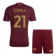 Camisola AS Roma Dybala 21 Criança Equipamento 1ª 2024/25