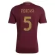 Camisola AS Roma Ndicka 5 Homem Equipamento 1ª 2024/25