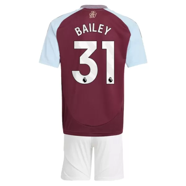 Camisola Aston Villa Bailey 31 Criança Equipamento 1ª 2024/25