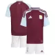 Camisola Aston Villa Criança Equipamento 1ª 2024/25