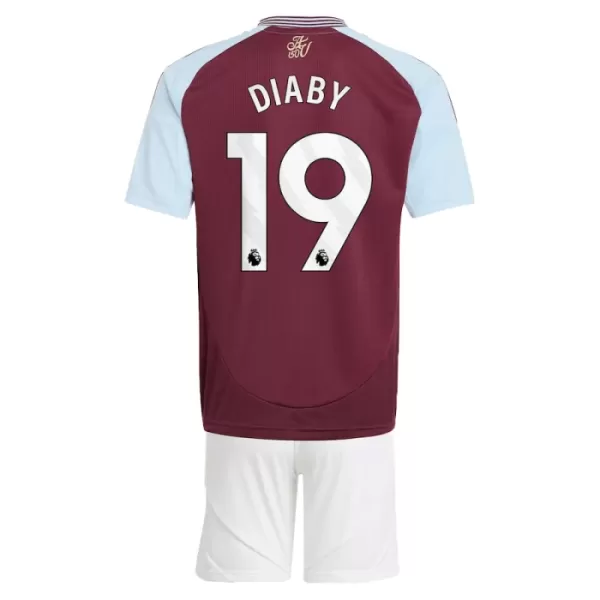 Camisola Aston Villa Diaby 19 Criança Equipamento 1ª 2024/25