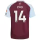 Camisola Aston Villa Pau 14 Homem Equipamento 1ª 2024/25