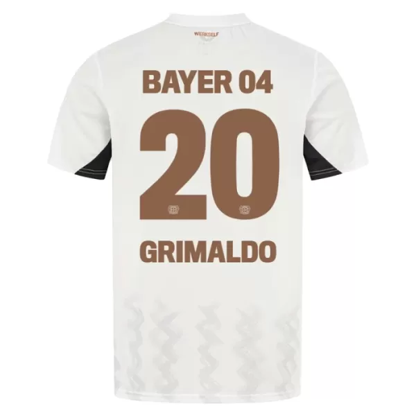 Camisola Bayer Leverkusen Alejandro Grimaldo 20 Criança Equipamento 2ª 2024/25