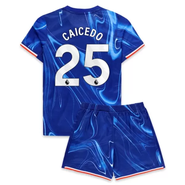 Camisola Chelsea Caicedo 25 Criança Equipamento 1ª 2024/25