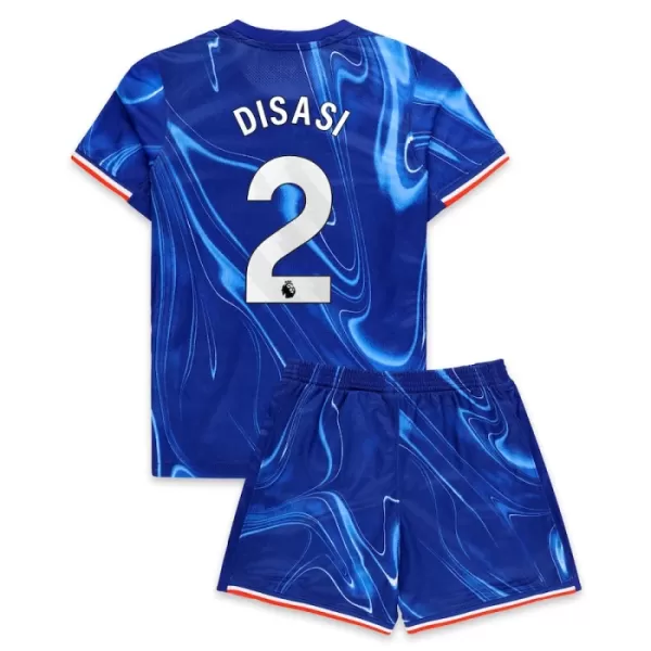 Camisola Chelsea Disasi 2 Criança Equipamento 1ª 2024/25