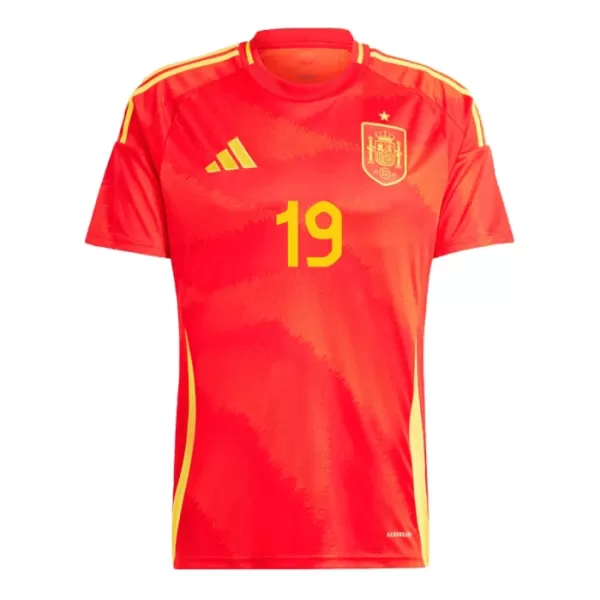 Camisola Espanha Lamine Yamal 19 Criança Equipamento 1ª Euro 2024