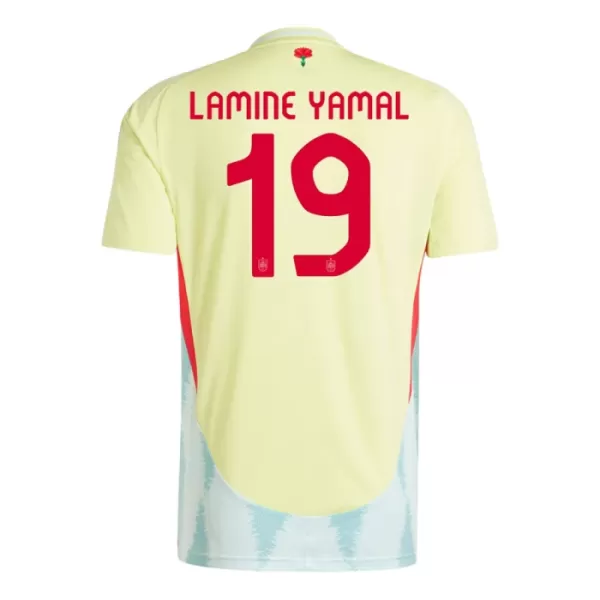 Camisola Espanha Lamine Yamal 19 Criança Equipamento 2ª Euro 2024