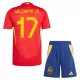 Camisola Espanha Williams JR 17 Criança Equipamento 1ª Euro 2024