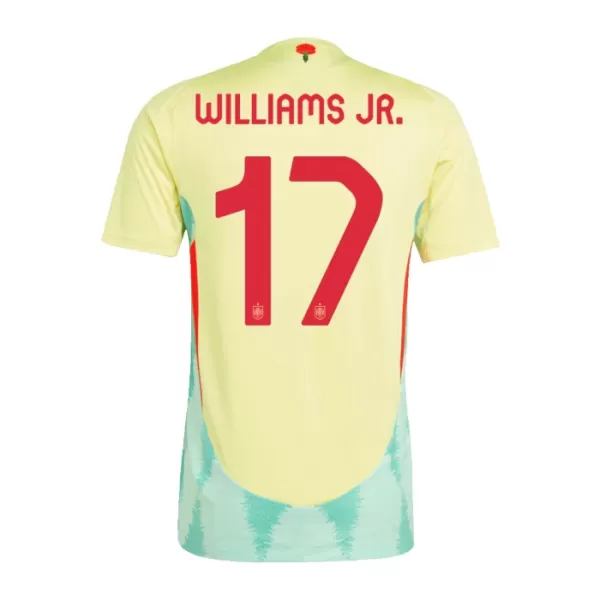 Camisola Espanha Williams JR 17 Criança Equipamento 2ª Euro 2024