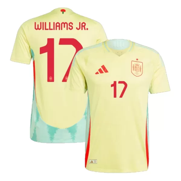 Camisola Espanha Williams JR 17 Homem Equipamento 2ª Euro 2024