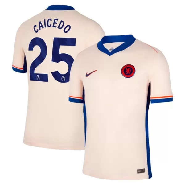 Camisola Chelsea Caicedo 25 Homem Equipamento 2ª 2024/25