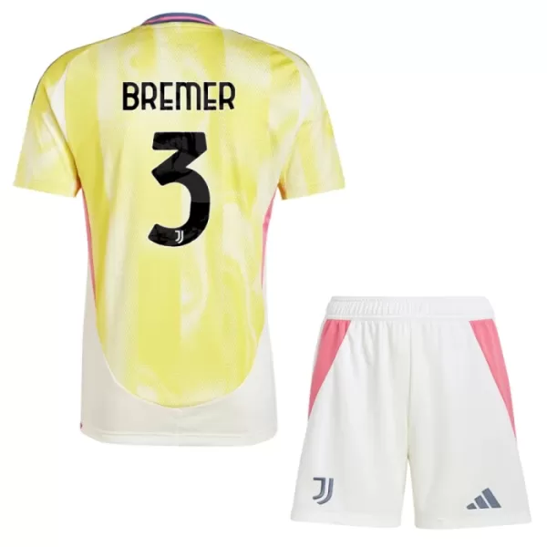 Camisola Juventus Bremer 3 Criança Equipamento 2ª 2024/25