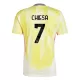 Camisola Juventus Chiesa 7 Criança Equipamento 2ª 2024/25