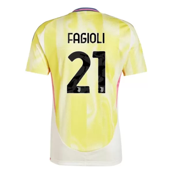 Camisola Juventus Fagioli 21 Homem Equipamento 2ª 2024/25