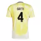 Camisola Juventus Gatti 4 Homem Equipamento 2ª 2024/25