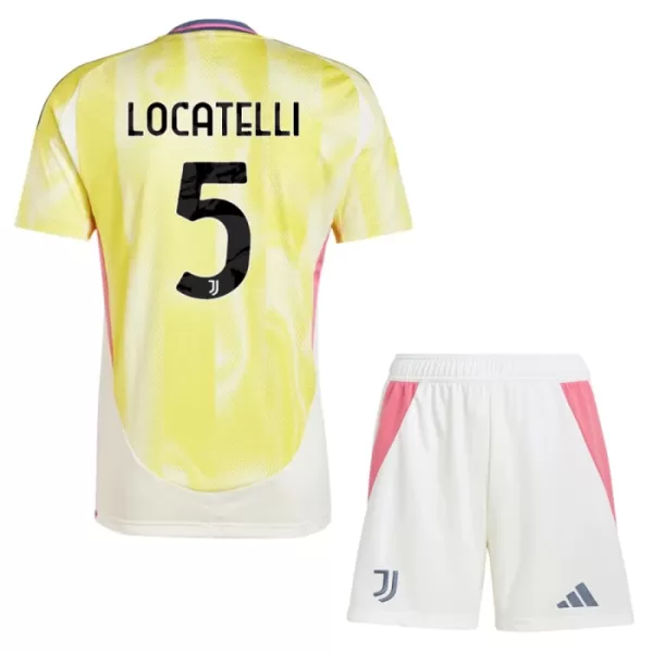 Camisola Juventus Locatelli 5 Criança Equipamento 2ª 2024/25