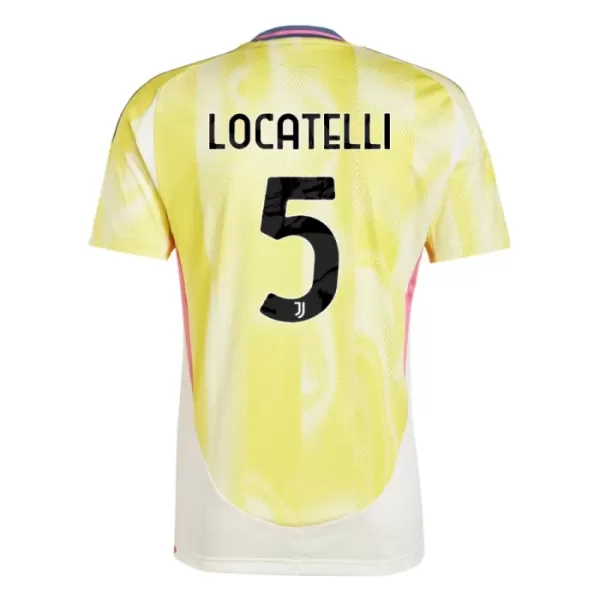 Camisola Juventus Locatelli 5 Criança Equipamento 2ª 2024/25