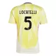 Camisola Juventus Locatelli 5 Criança Equipamento 2ª 2024/25