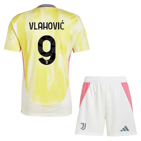 Camisola Juventus Vlahovic 9 Criança Equipamento 2ª 2024/25