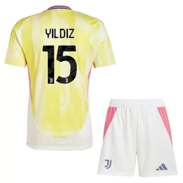 Camisola Juventus Yildiz 15 Criança Equipamento 2ª 2024/25