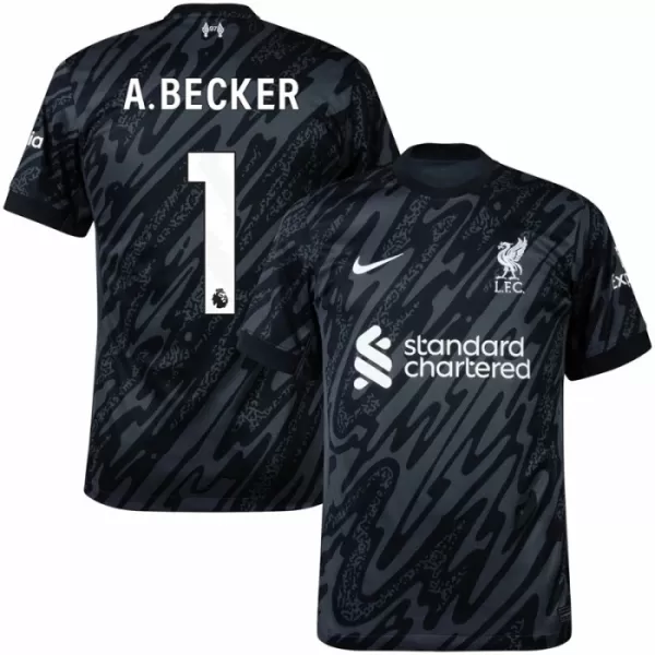 Camisola Guarda-Redes Liverpool A. Becker 1 Homem 2024/25 Preta