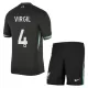 Camisola Liverpool Virgil 4 Criança Equipamento 2ª 2024/25