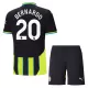 Camisola Manchester City Bernardo 20 Criança Equipamento 2ª 2024/25