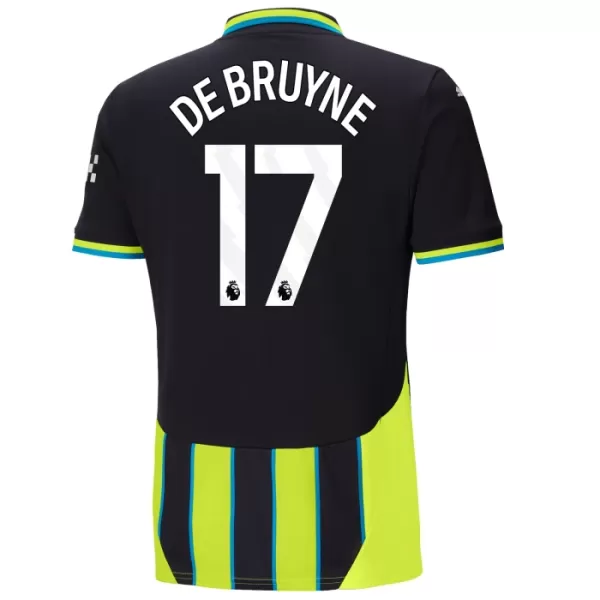 Camisola Manchester City De Bruyne 17 Criança Equipamento 2ª 2024/25