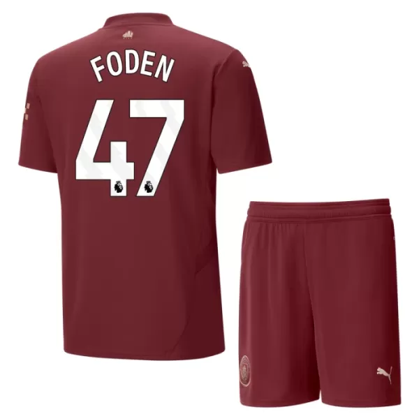 Camisola Manchester City Foden 47 Criança Equipamento 3ª 2024/25