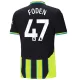 Camisola Manchester City Foden 47 Homem Equipamento 2ª 2024/25