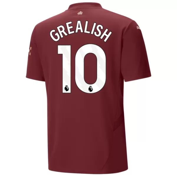 Camisola Manchester City Grealish 10 Criança Equipamento 3ª 2024/25