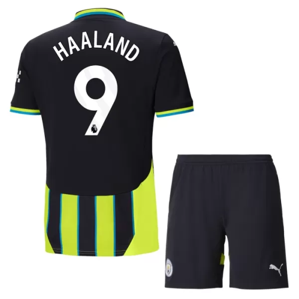 Camisola Manchester City Haaland 9 Criança Equipamento 2ª 2024/25