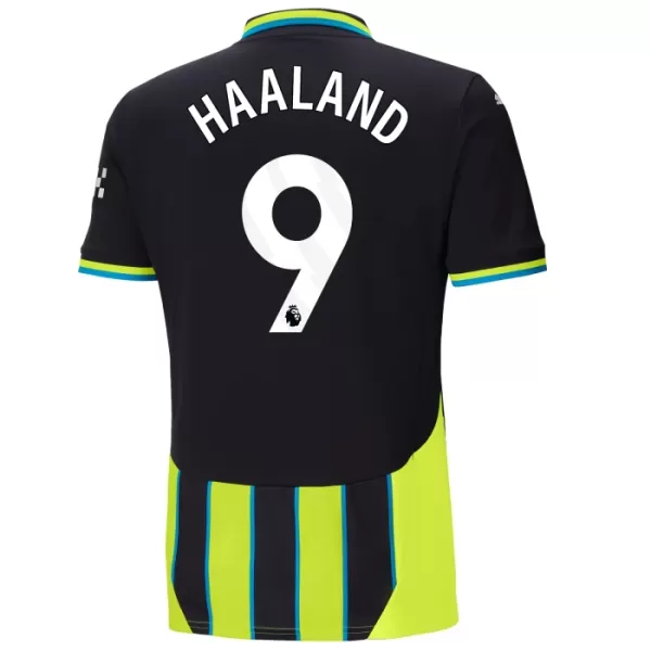 Camisola Manchester City Haaland 9 Criança Equipamento 2ª 2024/25