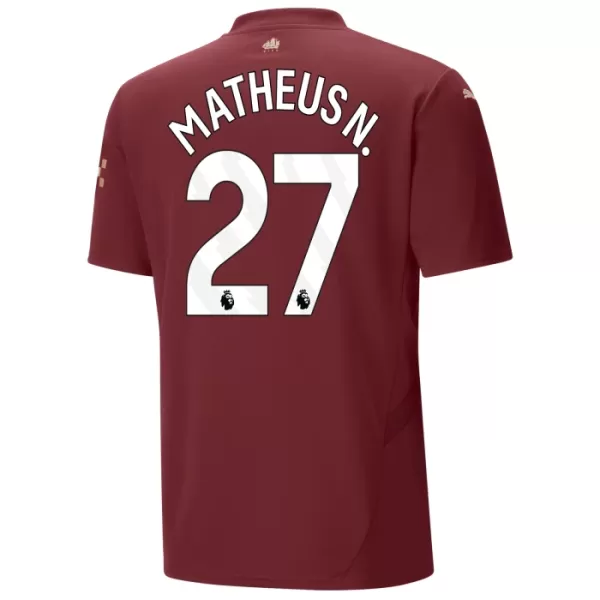 Camisola Manchester City Matheus Nunes 27 Homem Equipamento 3ª 2024/25