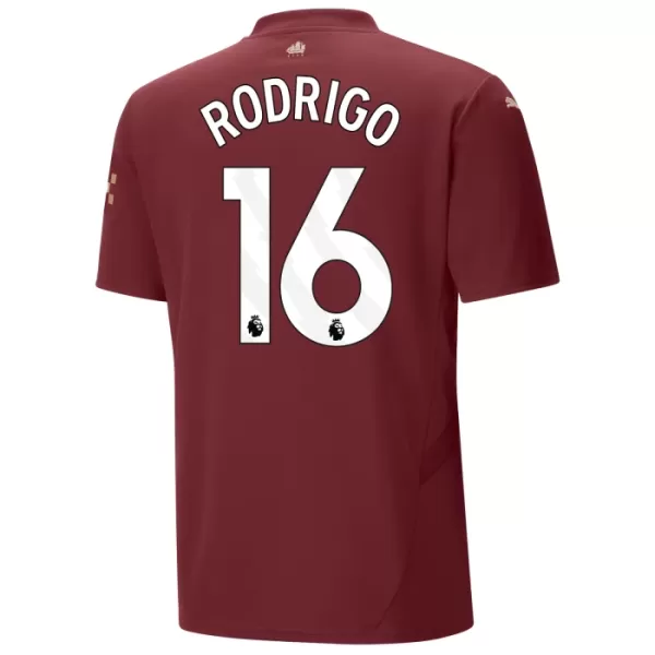 Camisola Manchester City Rodrigo 16 Criança Equipamento 3ª 2024/25