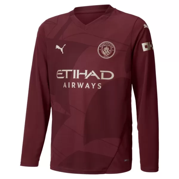 Camisola Manga Comprida Manchester City Homem Equipamento 3ª 2024/25