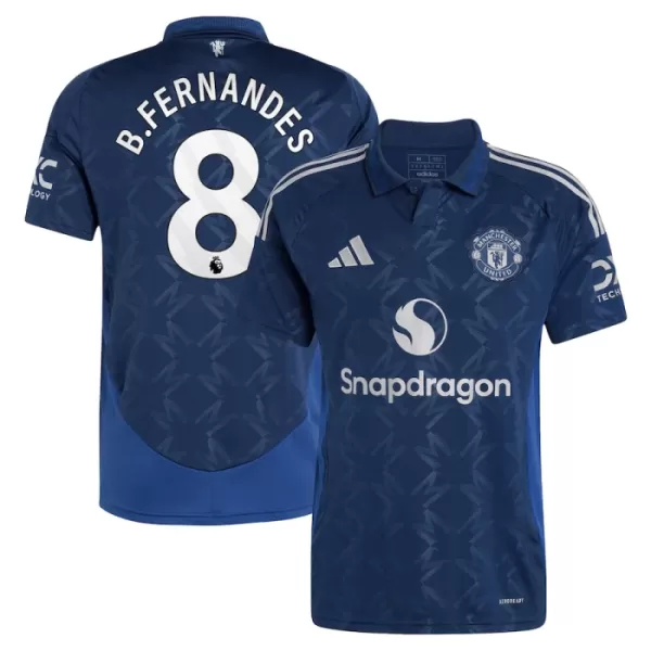 Camisola Manchester United Bruno Fernandes 8 Homem Equipamento 2ª 2024/25