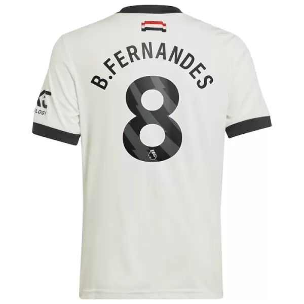 Camisola Manchester United Bruno Fernandes 8 Homem Equipamento 3ª 2024/25