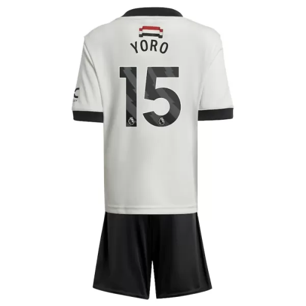 Camisola Manchester United Yoro 15 Criança Equipamento 3ª 2024/25