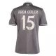 Camisola Real Madrid Arda Guler 15 Homem Equipamento 3ª 2024/25