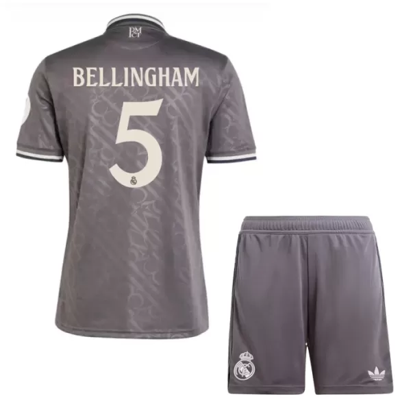 Camisola Real Madrid Bellingham 5 Criança Equipamento 3ª 2024/25