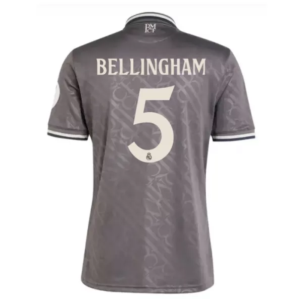 Camisola Real Madrid Bellingham 5 Homem Equipamento 3ª 2024/25