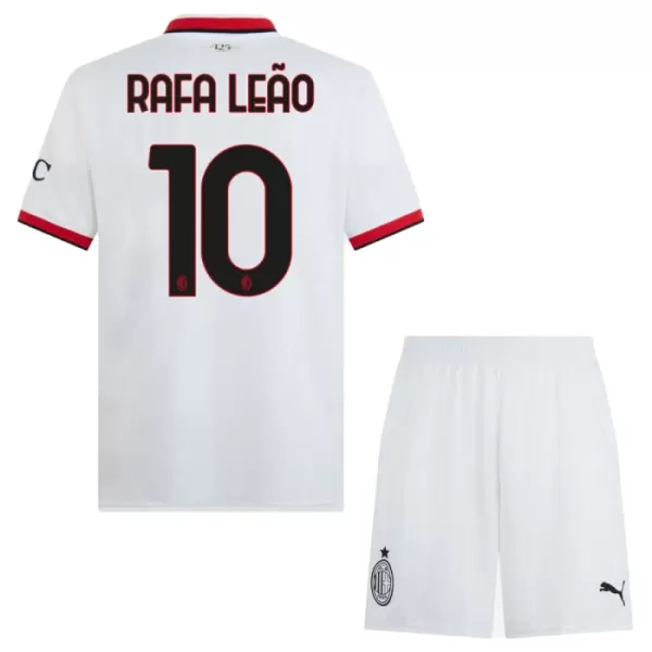 Camisola AC Milan Rafael Leao 10 Criança Equipamento 2ª 2024/25