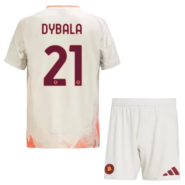 Camisola AS Roma Dybala 21 Criança Equipamento 2ª 2024/25