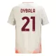 Camisola AS Roma Dybala 21 Criança Equipamento 2ª 2024/25