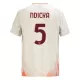 Camisola AS Roma Ndicka 5 Homem Equipamento 2ª 2024/25