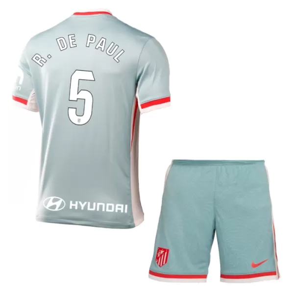 Camisola Atlético Madrid R. De Paul 5 Criança Equipamento 2ª 2024/25