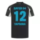 Camisola Bayer Leverkusen Edmond Tapsoba 12 Homem Equipamento 3ª 2024/25