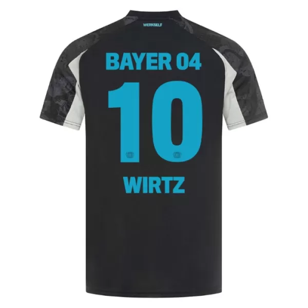 Camisola Bayer Leverkusen Florian Wirtz 10 Criança Equipamento 3ª 2024/25